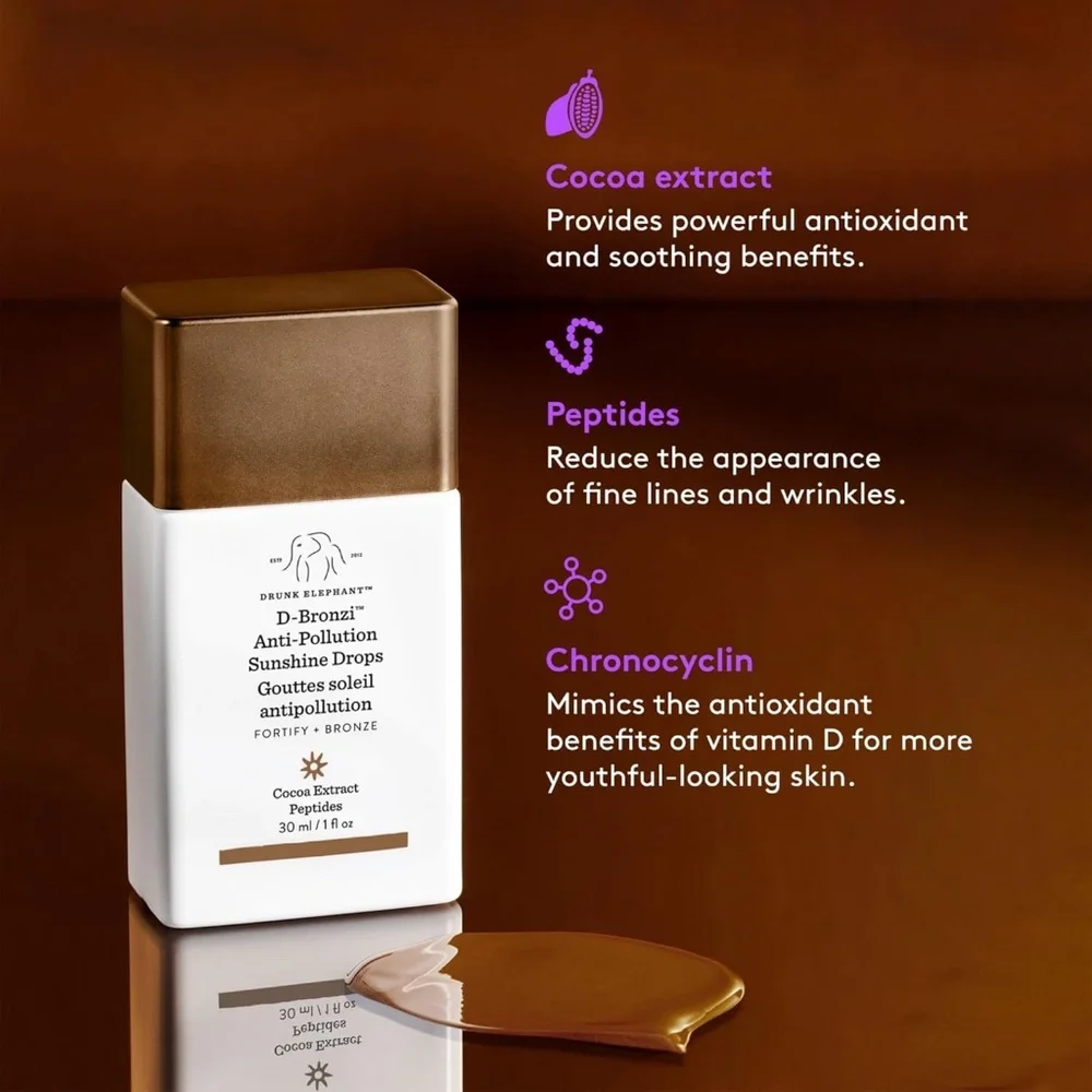 D-Bronzi™ Bronzing Drops with Peptides 30ml NEW UNUSED